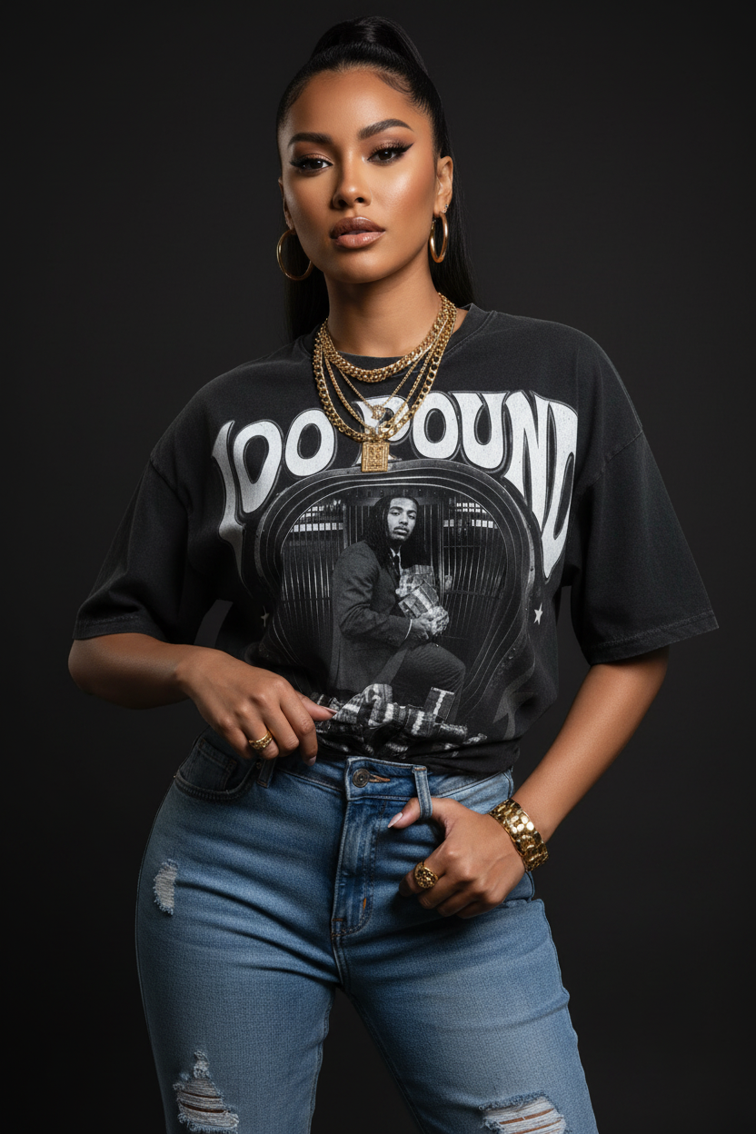 100 Pound Plays Graphic Tee