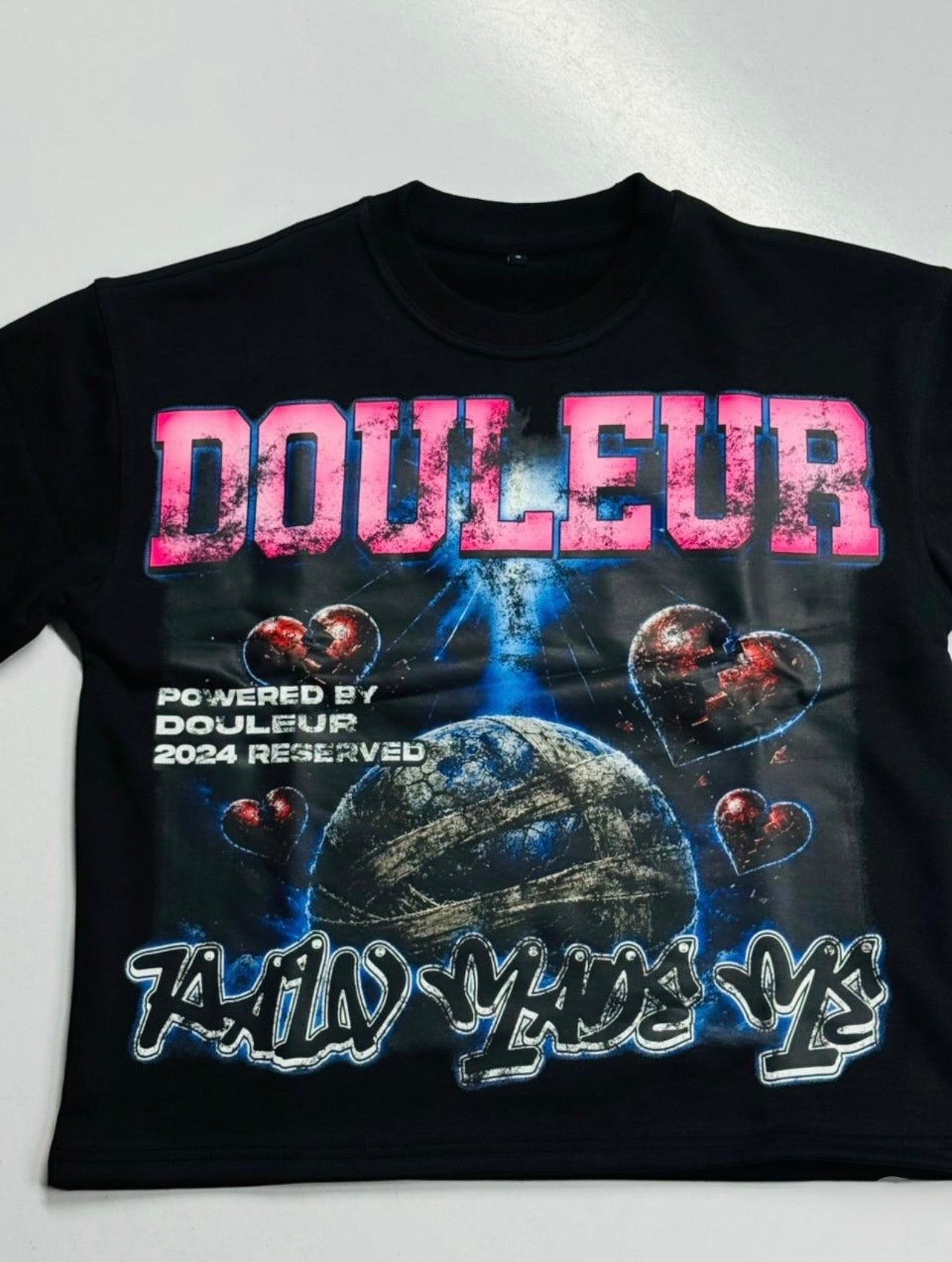 Black Douleur 'Pain Made Me' Graphic Tee