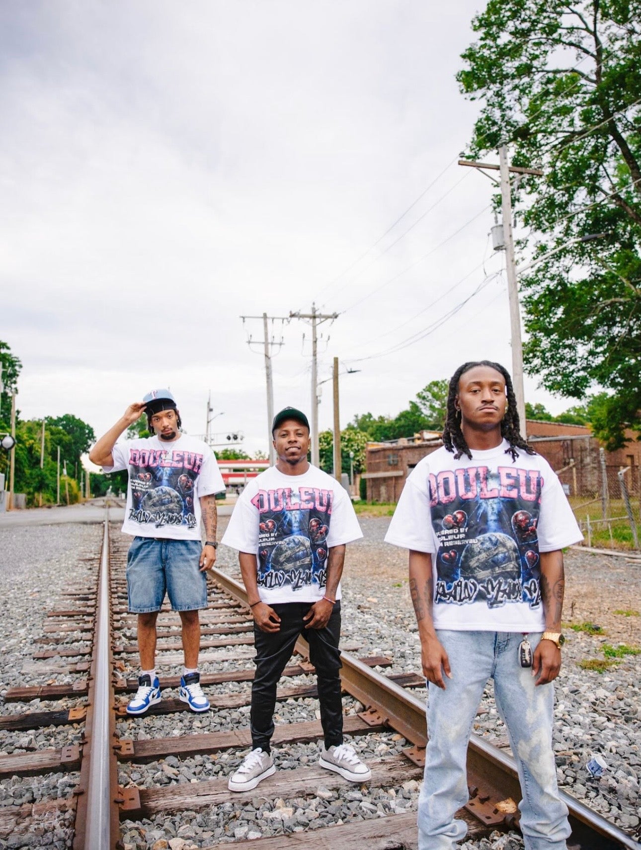 White Douleur 'Pain Made Me' Graphic Tee