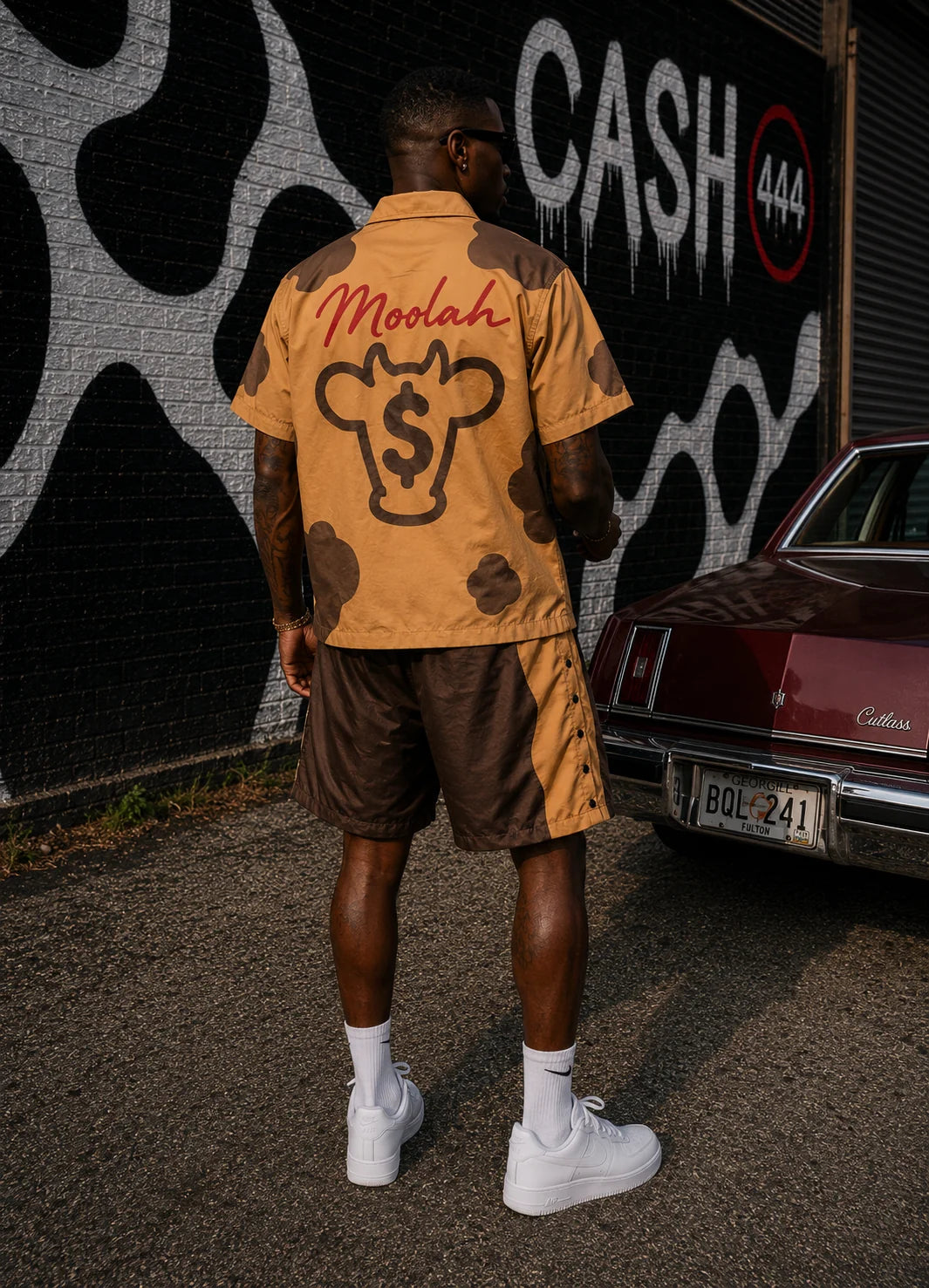 Camel Cash Cow Short Sleeve Wind Breaker